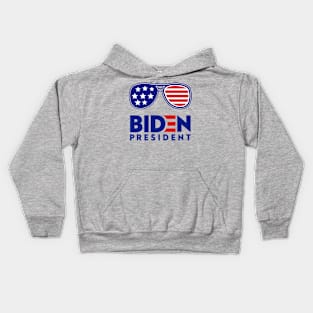 Biden Sunglasses American Flag Kids Hoodie